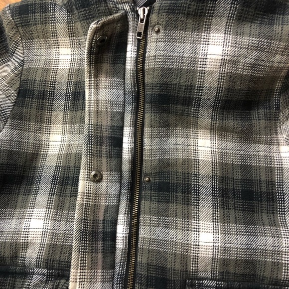 Volcom Boys Green Jacket Zip Button M - Picture 5 of 7